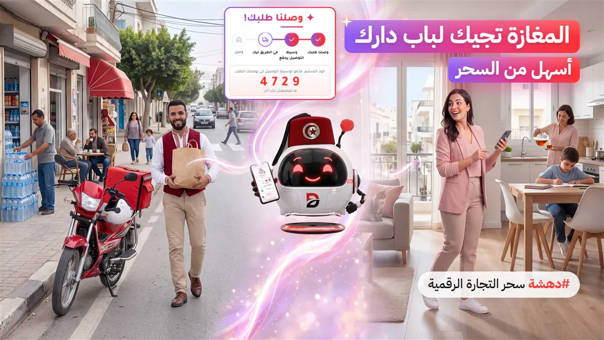 المغازة تجيك لباب دارك، أسهل من السحر
