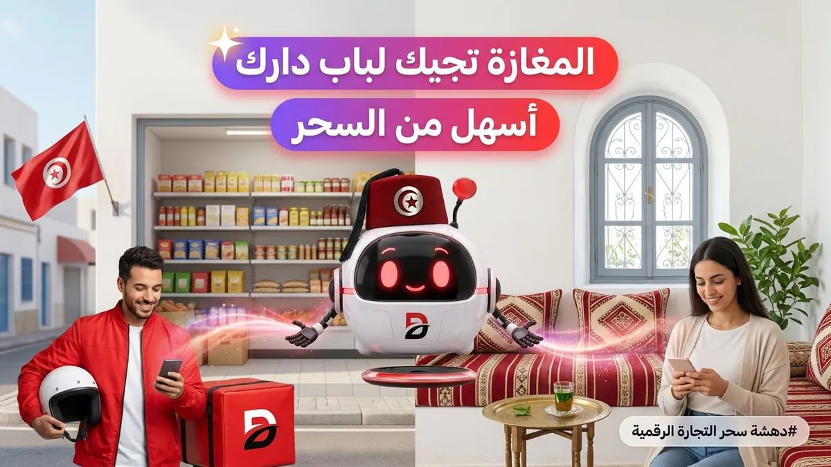 المغازة تجيك لباب دارك، أسهل من السحر