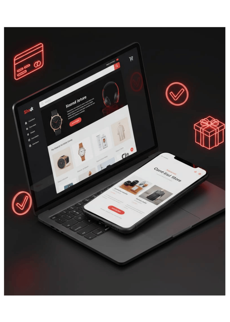 بناء متجر إلكتروني