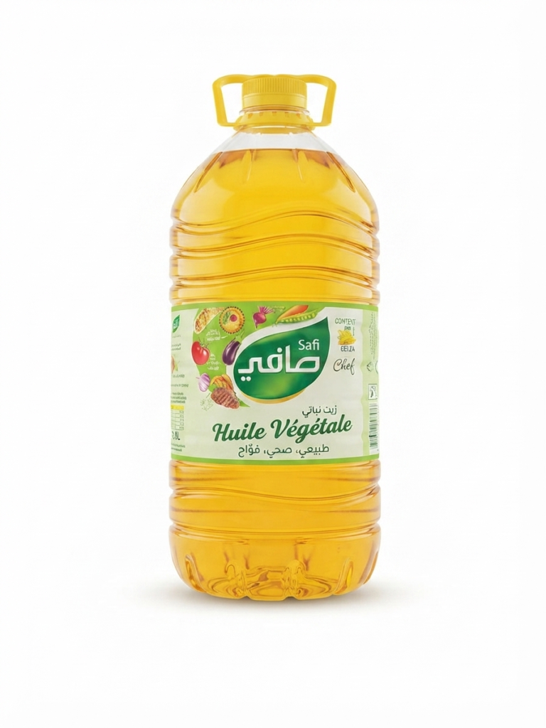 زيت نباتي صافي (Huile Végétale) - حجم عائلي (3.8 لتر)