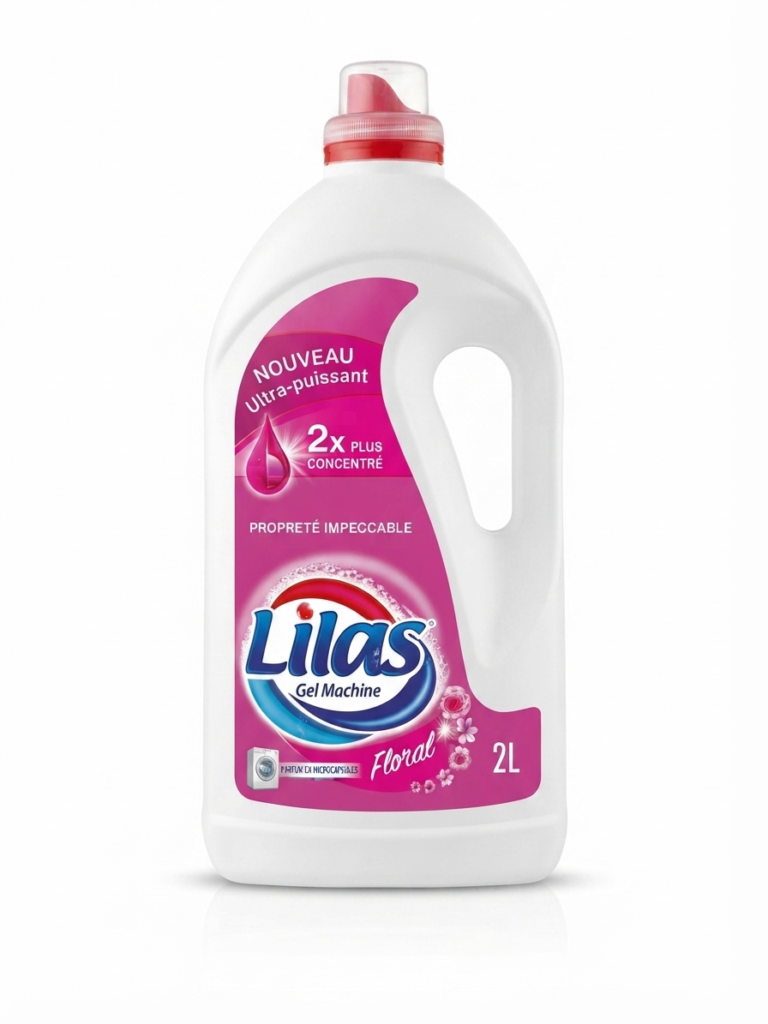 سائل غسيل الملابس Lilas Gel Machine - Floral (2 لتر)