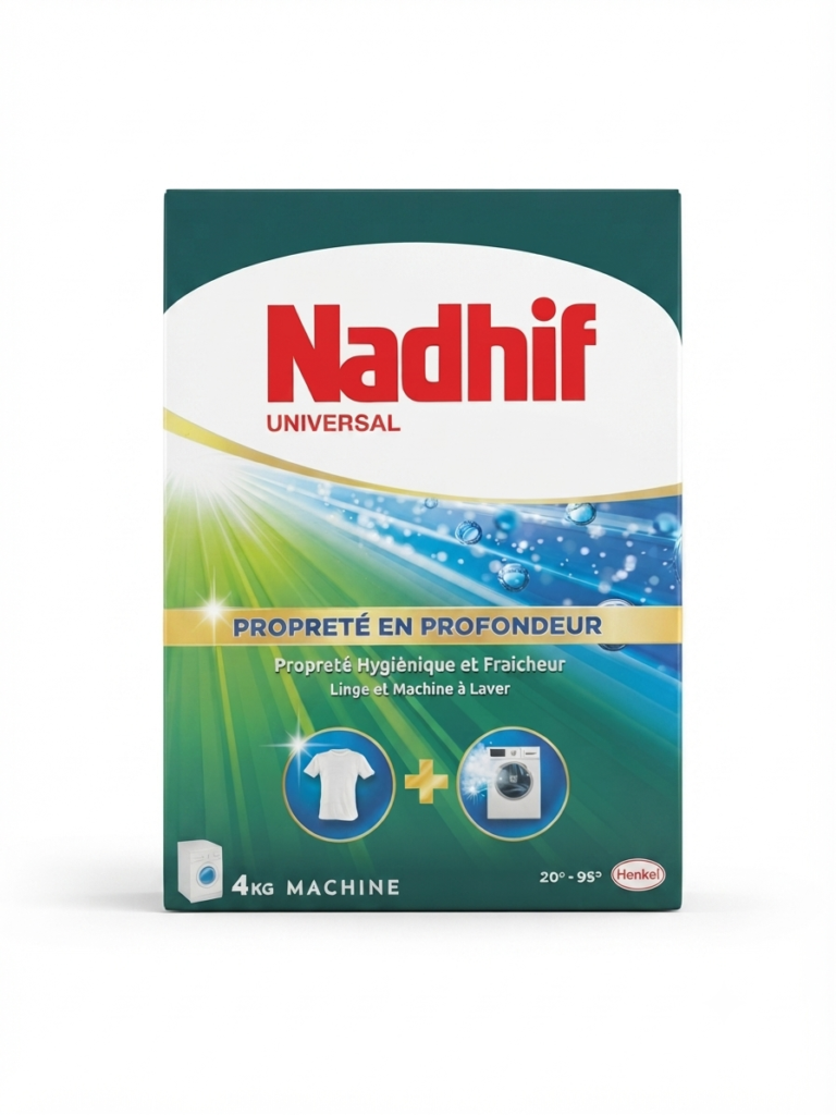 مسحوق غسيل للغسالات - Nadhif Universal (4kg)