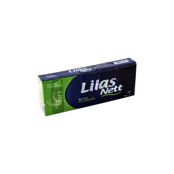 LILAS Mouchoirs 10 PIECES